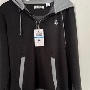 Penguin Charcoal Gray Hoodie